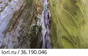 Unique natural creation in Dagestan Karadakh gorge, Russia. Стоковое видео, видеограф Алексей Кузнецов / Фотобанк Лори
