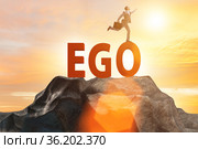 Concept of ego with businessman. Стоковое фото, фотограф Elnur / Фотобанк Лори