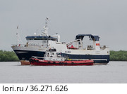 Рыболовное судно "Дарья". Россия, Архангельская область (2021 год). Стоковое фото, фотограф Яковлев Сергей / Фотобанк Лори
