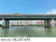 Тургеневский мост, Краснодар (2021 год). Стоковое фото, фотограф Мария Кылосова / Фотобанк Лори