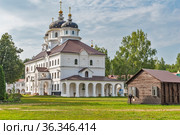 Николо-Сольбинский женский монастырь.  Храм в честь святой блаженной Ксении Петербургской (2021 год). Стоковое фото, фотограф Ирина Гришанова / Фотобанк Лори