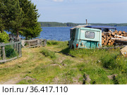 Деревня Руга. Республика Карелия (2018 год). Стоковое фото, фотограф Дмитрий Шишков / Фотобанк Лори