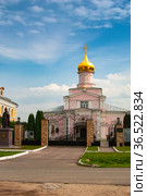 Троице-Одигитриевская Зосимова женская пустынь. Собор Троицы Живоначальной (2021 год). Стоковое фото, фотограф Зобков Юрий / Фотобанк Лори