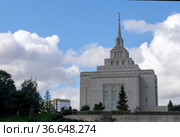 Shrine to God Mormon Church (2021 год). Редакционное фото, фотограф Владимир Белобаба / Фотобанк Лори