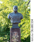 Маршал Советского Союза Кирилл Афанасьевич Мерецков. Самара (2021 год). Редакционное фото, фотограф Владимир Макеев / Фотобанк Лори