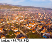 Flight over city Golhisar. Turkey. Стоковое фото, фотограф Яков Филимонов / Фотобанк Лори