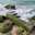 Rocks and an ancient Roman column on the shores of the Mediterranean Sea (2021 год). Стоковое фото, фотограф Irina Opachevsky / Фотобанк Лори