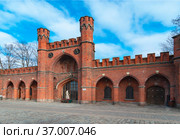 Город Калининград. Росгартенские ворота (2019 год). Стоковое фото, фотограф Зобков Юрий / Фотобанк Лори