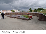 Мемориал «Вечный огонь». Дмитров, Россия (2021 год). Редакционное фото, фотограф Илюхина Наталья / Фотобанк Лори