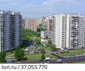 Новокосинская улица. Район Новокосино. Город Москва (2012 год). Редакционное фото, фотограф lana1501 / Фотобанк Лори