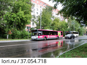 Дмитров, Московская область. Улица Семенюка (2021 год). Редакционное фото, фотограф Илюхина Наталья / Фотобанк Лори