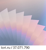 Abstract gradient fan as background for design.3d. Стоковая иллюстрация, иллюстратор Marina Blazarenko / Фотобанк Лори