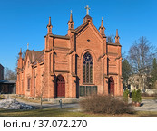 Церковь Финлейсона в Тампере, Финляндия (2015 год). Стоковое фото, фотограф Михаил Марковский / Фотобанк Лори