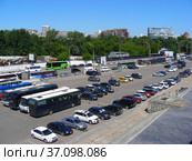 Парковка на Олимпийском проспекте. Район Мещанский. Город Москва. Россия (2012 год). Редакционное фото, фотограф lana1501 / Фотобанк Лори