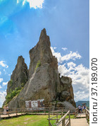 The rock complex of Tustan in Ukraine (2021 год). Стоковое фото, фотограф Sergii Zarev / Фотобанк Лори