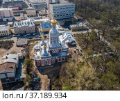 Санкт-Петербург, Воскресенская церковь на Смоленском кладбище. Редакционное фото, фотограф glokaya_kuzdra / Фотобанк Лори