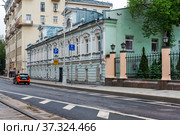 Доходный дом Тупицыных. Чистопрудный бульвар, 10, строение 2. Москва (2019 год). Редакционное фото, фотограф Александр Щепин / Фотобанк Лори
