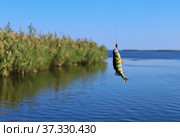 Рыбалка в Дельте волги. Астрахань. Астраханская Область. Дикая Природа. Россия. Стоковое фото, фотограф Oleg Borunov / Фотобанк Лори