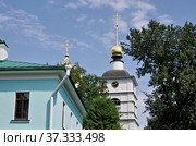 Борисоглебский монастырь. Город Дмитров, Московская область. Собор Бориса и Глеба, фрагмент (2021 год). Стоковое фото, фотограф Илюхина Наталья / Фотобанк Лори