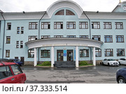 ИФНС России по городу Дмитрову Московской области (2021 год). Редакционное фото, фотограф Илюхина Наталья / Фотобанк Лори
