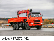 Kamaz 43118 (2021 год). Редакционное фото, фотограф Art Konovalov / Фотобанк Лори