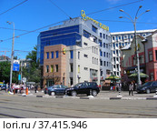 Бизнес-центр «Олимпик Плаза 2» (2004 года постройки). Проспект Мира, 39, строение 2. Мещанский район. Город Москва (2012 год). Редакционное фото, фотограф lana1501 / Фотобанк Лори