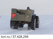 Северодвинск. Вездеход "Каракат" на колесах низкого давления. Россия, Архангельская область (2022 год). Редакционное фото, фотограф Яковлев Сергей / Фотобанк Лори