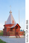 Wooden chapel Florus and Laurus. Стоковое фото, фотограф Любовь Назарова / Фотобанк Лори