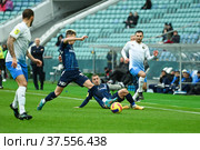 Sochi, the 22nd round of the RPL match between the teams Sochi and Krylya Sovetov. 20.03.2022. Редакционное фото, фотограф Konstantin Plotnikov / Фотобанк Лори