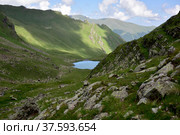 Озеро Кынгыр-Чад, Красный Карачай, КЧР. Стоковое фото, фотограф Оглоблин Андрей Николаевич / Фотобанк Лори