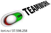 Enabling and disabling teamwork interaction. Стоковая анимация, аниматор WalDeMarus / Фотобанк Лори