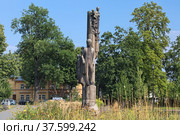 Оломоуц, Чехия. Памятник композитору Бедржиху Сметане (2019 год). Редакционное фото, фотограф Михаил Марковский / Фотобанк Лори