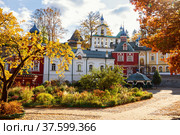 Pskov-Pechersky Monastery (2021 год). Стоковое фото, фотограф Юлия Бабкина / Фотобанк Лори