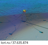 SPM buoy. 3d-rendering. Редакционная иллюстрация, иллюстратор Наталья Лагуткина / Фотобанк Лори