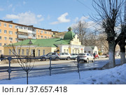 Дом фабриканта Баранова, нач.1900-х гг. Город Павловский Посад, Московская область. Виды города. (2022 год). Редакционное фото, фотограф stargal / Фотобанк Лори