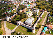 Townscape of Zaraysk, Moscow Oblast. Стоковое фото, фотограф Яков Филимонов / Фотобанк Лори