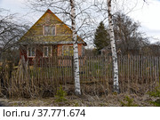Старый дачный дом. Ленинградская область (2022 год). Стоковое фото, фотограф Александр Щепин / Фотобанк Лори