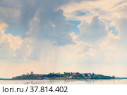 Остров-град Свияжск. Республика Татарстан. Россия (2021 год). Стоковое фото, фотограф E. O. / Фотобанк Лори