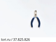Cutting nippers side cuts on white background. Стоковое фото, фотограф Андрей Никитин / Фотобанк Лори