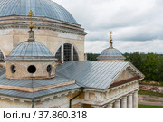 Собор Бориса и Глеба (1785-1796 гг.). Новоторжский Борисоглебский монастырь.Торжок, Тверская область (2021 год). Стоковое фото, фотограф Александр Щепин / Фотобанк Лори
