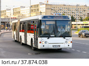 LiAZ-6213 (2020 год). Редакционное фото, фотограф Art Konovalov / Фотобанк Лори