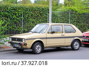 Volkswagen Golf A1 (2013 год). Редакционное фото, фотограф Art Konovalov / Фотобанк Лори