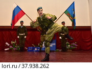 Demonstration performance of airborne fighters (2017 год). Редакционное фото, фотограф Анна Кривицкая / Фотобанк Лори