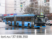 LiAZ-6213 (2021 год). Редакционное фото, фотограф Art Konovalov / Фотобанк Лори