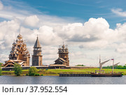 Church of the Transfiguration on Kizhi Island. The architectural ensemble of Kizhi Pogost. Russia (2020 год). Стоковое фото, фотограф Константин Лабунский / Фотобанк Лори