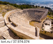 Amphitheater in the ancient Lycian city of Rhodiapolis. Стоковое фото, фотограф Яков Филимонов / Фотобанк Лори