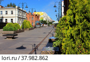 Город Омск, пешеходная улица Чокана Валиханова (2022 год). Редакционное фото, фотограф Виктор Топорков / Фотобанк Лори