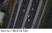 A high-speed highway from a bird's-eye view. Стоковое фото, фотограф Ярославский Максим / Фотобанк Лори