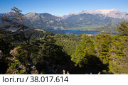 Lakes Nahuel Huapi and mountain Campanario. Стоковое фото, фотограф Яков Филимонов / Фотобанк Лори