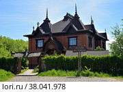 Kostroma, Russia, May 26, 2021: Interactive fairy-tale museum `Forest-Wonder`, Golden Ring of Russia. Редакционное фото, фотограф Алексей Антипов / Фотобанк Лори
